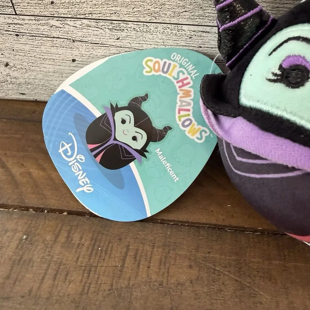 Squishmallows x Disney Princess Maleficent Sleeping Beauty Mini Backpack Plush